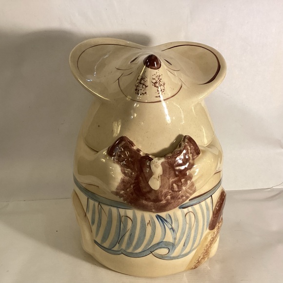 Vintage country mouse cookie jar - Picture 1 of 10